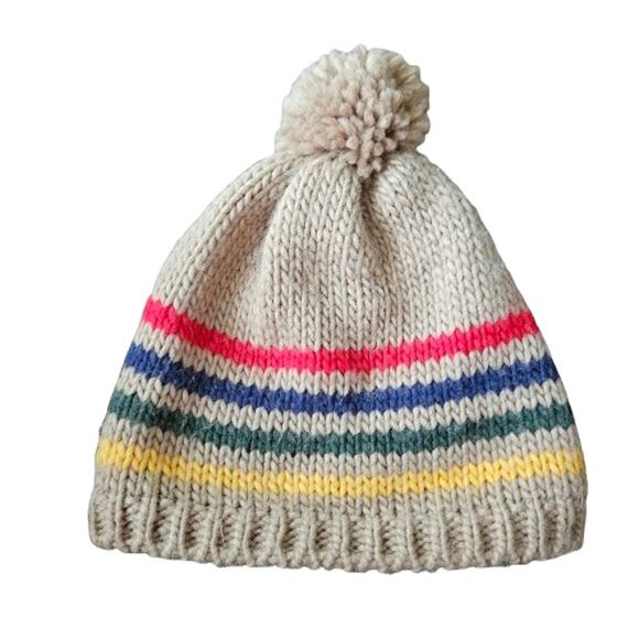 Carter's Toddler Striped Knit Cap Size 2T - Picture 3 of 6